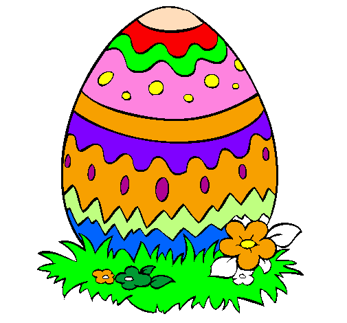 Coloring page Easter egg 2 painted byfrancesca todaro