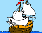 Coloring page Ship painted bylogan