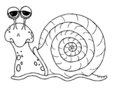 Coloring page Snail painted byJALEN