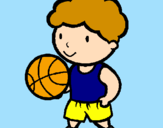 Coloring page Basketball player painted bymatheus caixeta  borges m