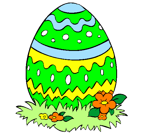 Coloring page Easter egg 2 painted byGiuseppe di giovanni