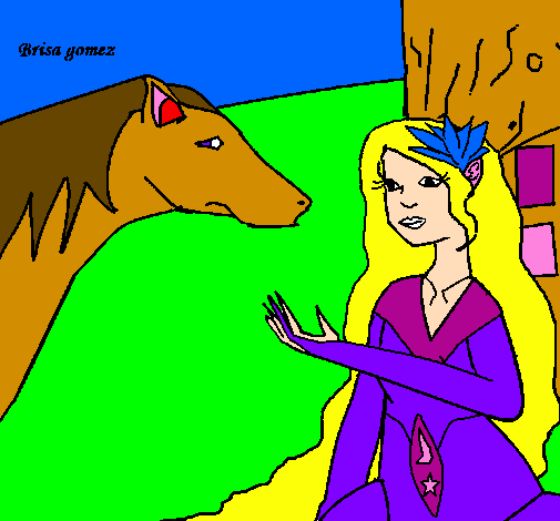 Princess and horse