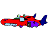 Coloring page Intergalactic spaceship painted bymilo
