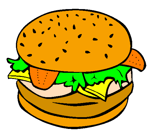 Hamburger with everything