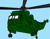 Coloring page Helicopter to the rescue painted byNicholas