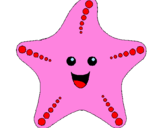 Coloring page Starfish painted bymarcida