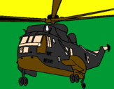 Coloring page Helicopter to the rescue painted byo elicopitero