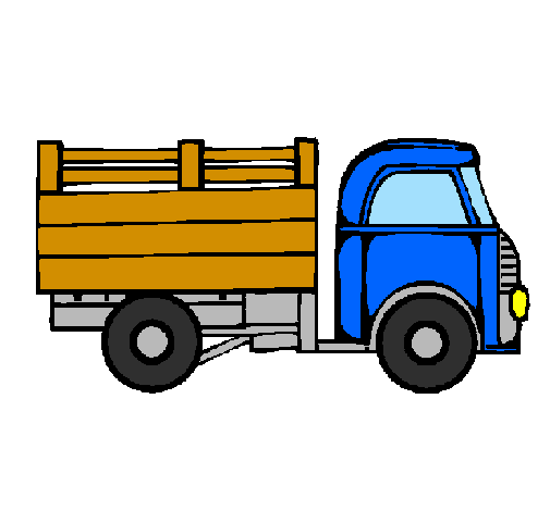 Coloring page Pick-up truck painted bysajj999999999990000000000
