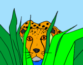 Coloring page Cheetah painted byArun