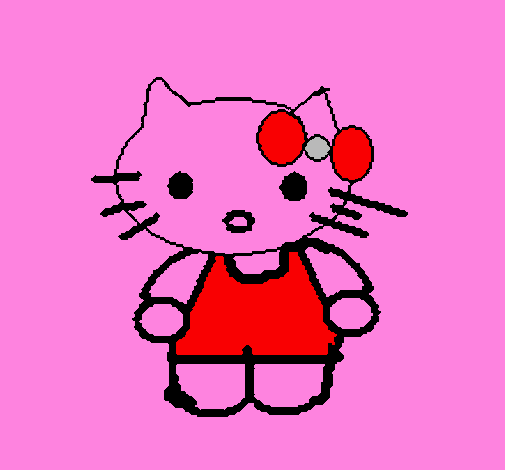 Coloring page Kitty painted byjosy