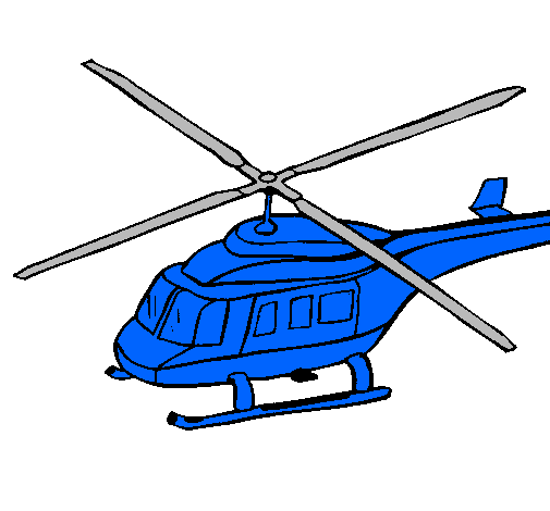 Coloring page Helicopter  painted bylucca