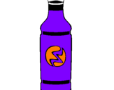 Coloring page Soft-drink bottle painted byANA SOPHIIA