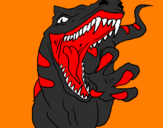 Coloring page Velociraptor II painted byluxas