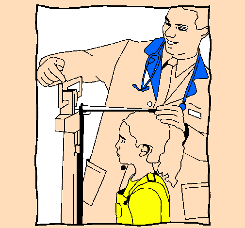 Coloring page Measuring height painted byNathan