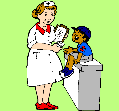 Nurse and little boy