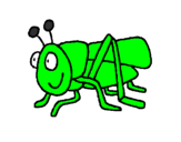 Coloring page Grasshopper 2 painted byRiley Gallgher
