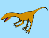 Coloring page Velociraptor II painted byFFFDoso