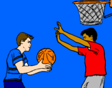 Coloring page Defending player painted bykenley