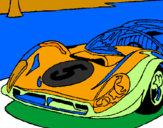 Coloring page Car number 5 painted byBubu
