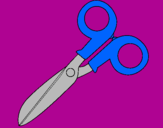 Coloring page Scissors painted byMaria   Jose