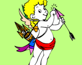 Coloring page Cupid painted byanika