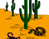 Coloring page Desert painted byADRIAN