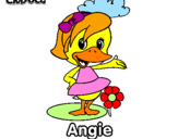 Coloring page Angie painted byAna      Luisa..