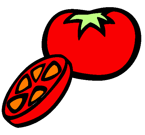 Coloring page Tomato painted byAISHA