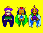 Coloring page The Three Wise Men 4 painted byFFFDoso