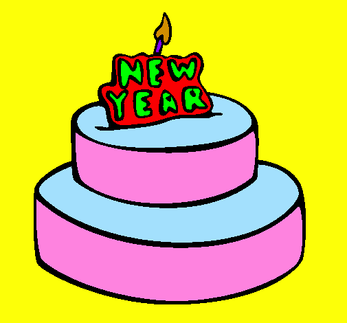New year cake