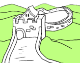 Coloring page The Great Wall of China painted bydorothypeaceout!!!!! jade