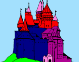 Coloring page Medieval castle painted byKiarra