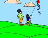 Coloring page Kite painted bylucas