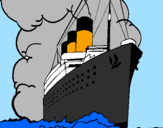 Coloring page Steamboat painted bytitanic