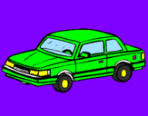 Coloring page Classic car painted bylucas