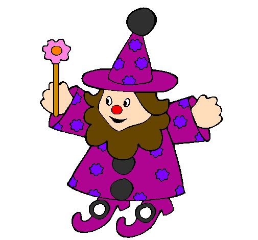 Coloring page Little witch painted byleticr2