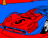 Coloring page Car number 5 painted byraul