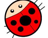 Coloring page Ladybird painted bysabrina r.