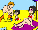 Coloring page Family vacation painted byAYLENPONCE