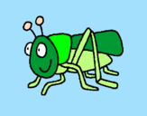 Coloring page Grasshopper 2 painted bychristina