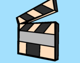 Coloring page Clapperboard painted byleticr2