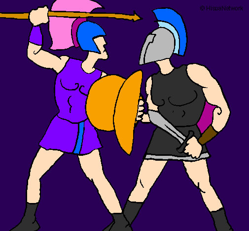 Gladiator fight