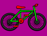 Coloring page Bike painted byJelena