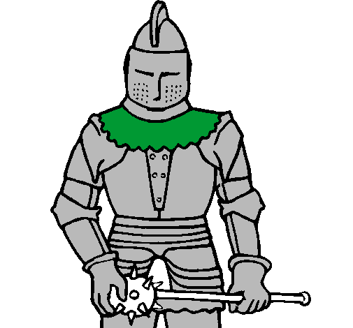 Knight with mace