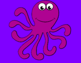 Coloring page Octopus 2 painted bynrw
