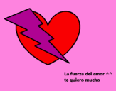 Coloring page Fuerza del amor painted bynicoe