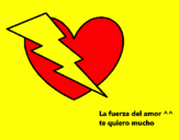 Coloring page Fuerza del amor painted byanonymous