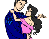 Coloring page Royal dance painted bysadia
