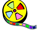 Coloring page Reel painted bycolor