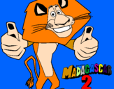 Coloring page Madagascar 2 Alex painted bylucas